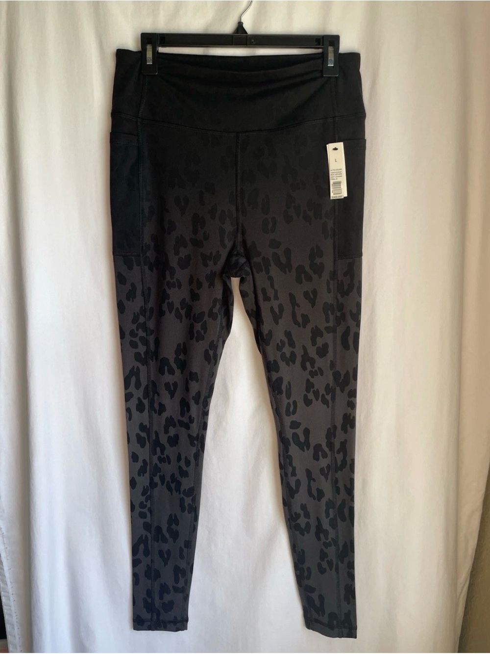 The Limited Black and Charcoal Leopard Print Leggings